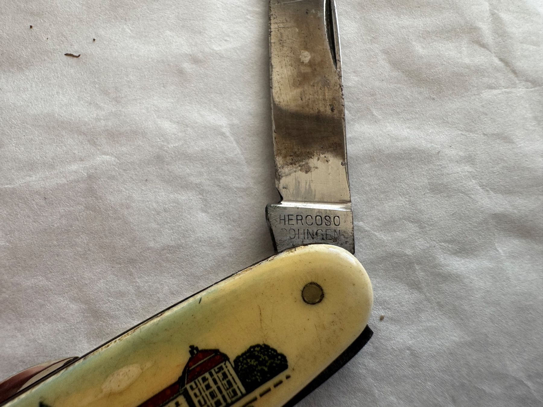 Solingen Coltelli tascabile: Taschenmesser Einsiedeln Kloster – Usato da Kestenholz venduto da Sackmesser67 3