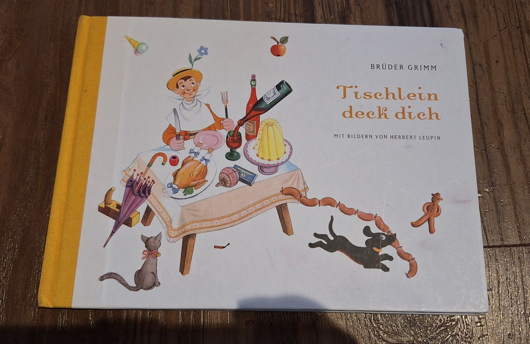 Libri: Brüder Grimm Tischlein deck dich illustriert Herbert Leupin  – Usato da Morschach venduto da son_8fqy