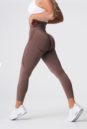 NVGTN-  Cocoa Contour Seamless Leggings