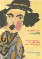 Ausstellungsplakat «Mit anderen Augen» | Grafik: Lars Müller