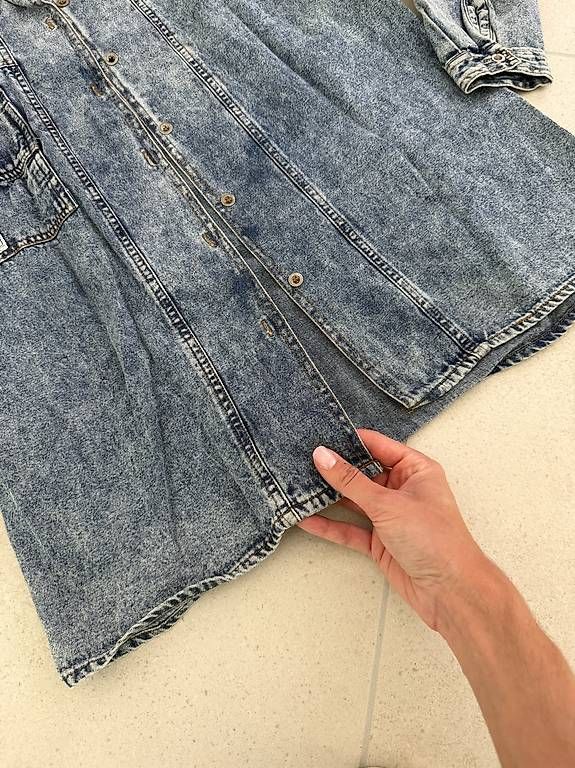 Chemisiers: Vintage Denim Bluse Gr. S – D'occasion à Merlischachen par GlamGarb 1