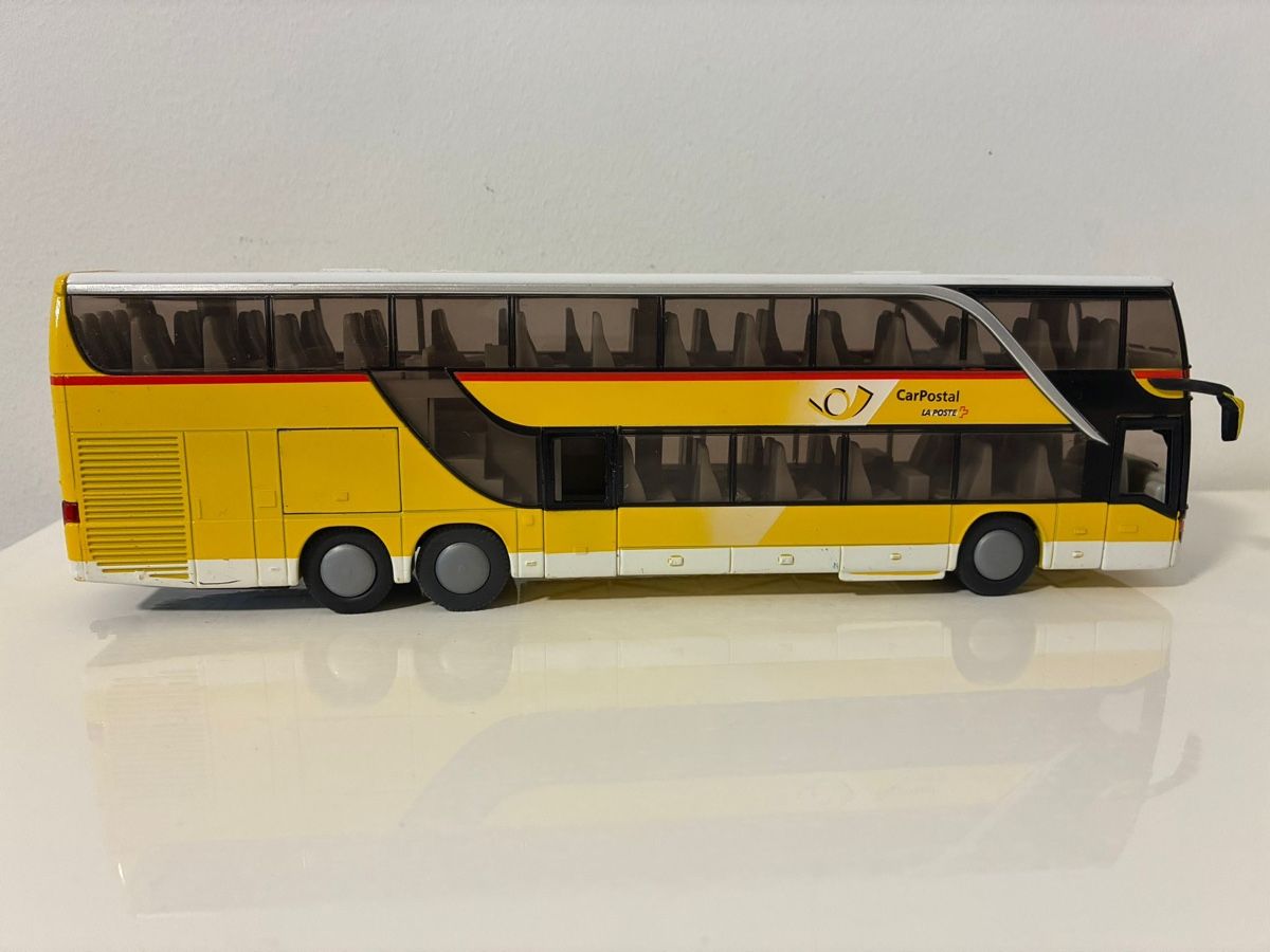 Setra Modellini d'auto: Setra CarPostal Doppeldecker Bus – Usato da Stans venduto da lor_p8xh