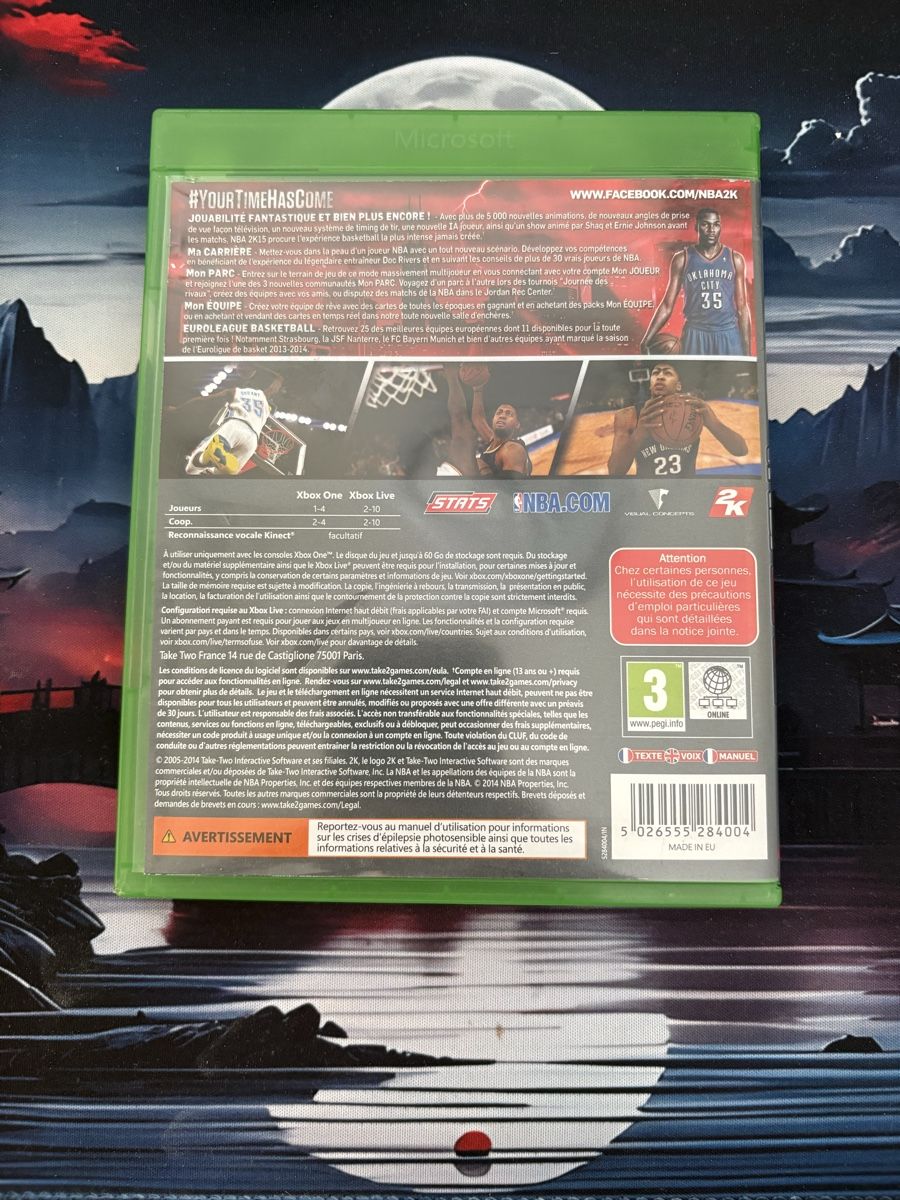 Microsoft Spiele: Jeu vidéo NBA 2K15 pour console Microsoft Xbox One – Gebraucht aus Thônex von LaBoutiqueduRems31 1