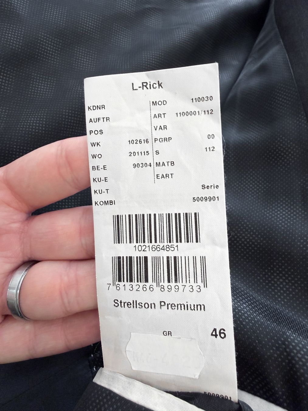 Strellson Vestes: Strellson Premium Sakko Gr. 46 Grau Super 120 Stretch – D'occasion à Dietikon par Angy94 6