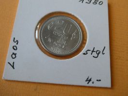 Laos 1980, 20 Att    stgl
