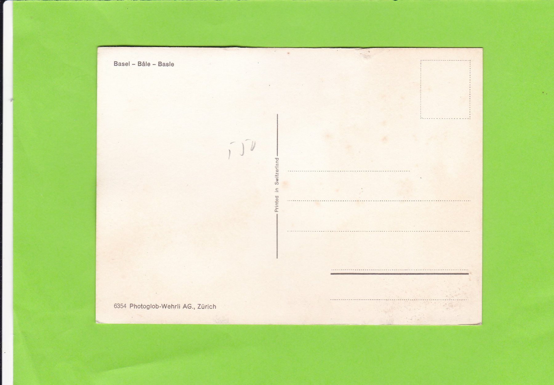 Cartes postales: Basel – D'occasion à St. Peterzell par neckertal 1
