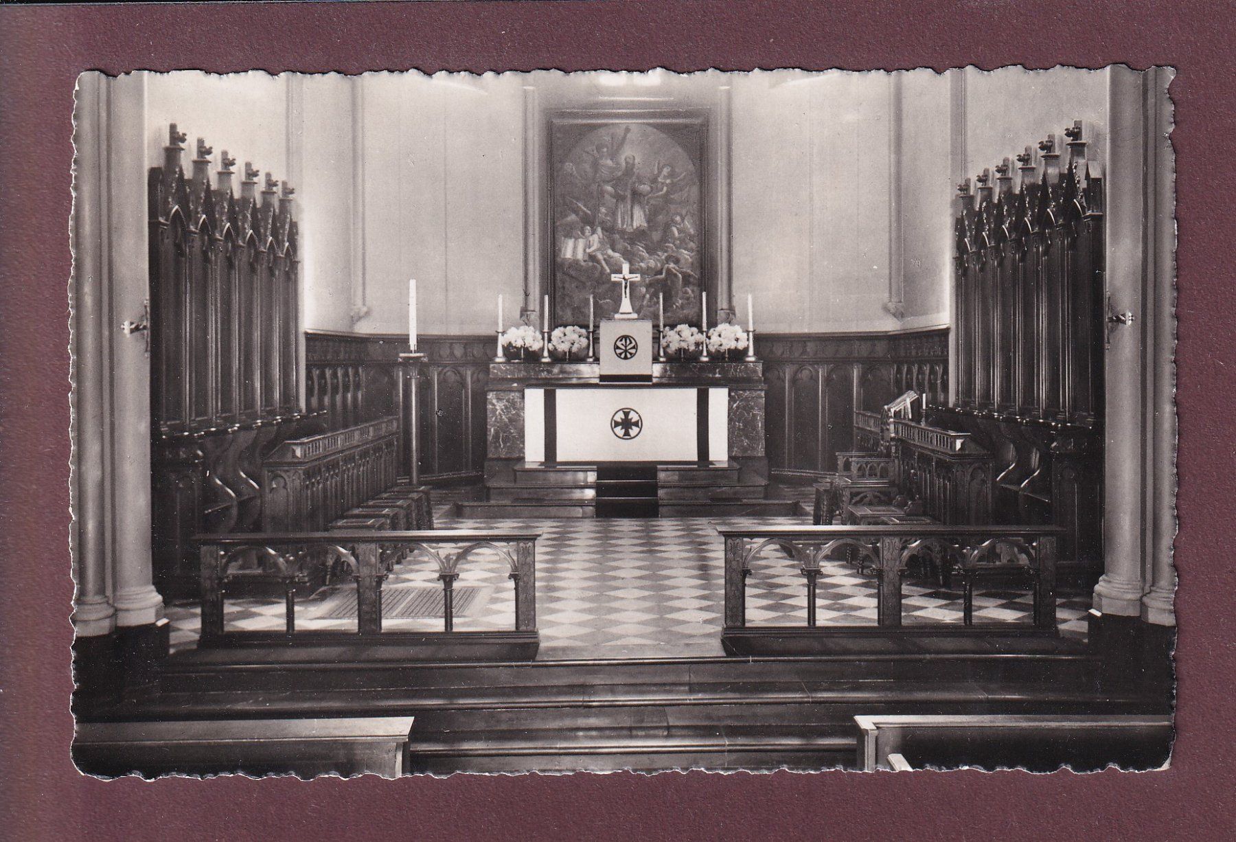 Cartes postales: MORGES - Eglise catholique - Chœur - 1949 – D'occasion à Pully par nicecards