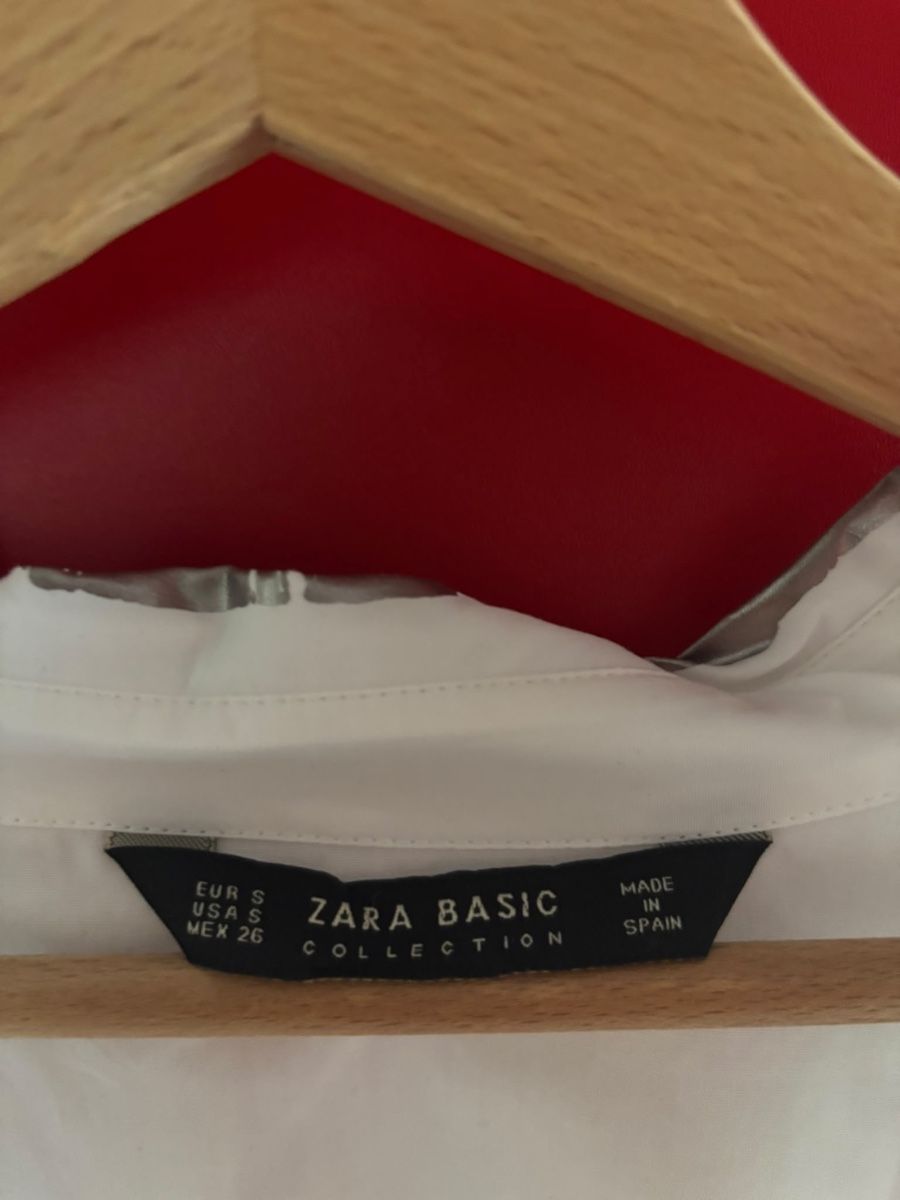 Zara Camicette: Chemise blanche Zara Basic taille S va aussi M / coton – Nuovo (secondo la descrizione) da Martigny venduto da lovejess 2
