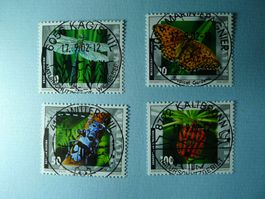 2002 Insekten ET Vollstempel 1061-1064 Ortsstempel