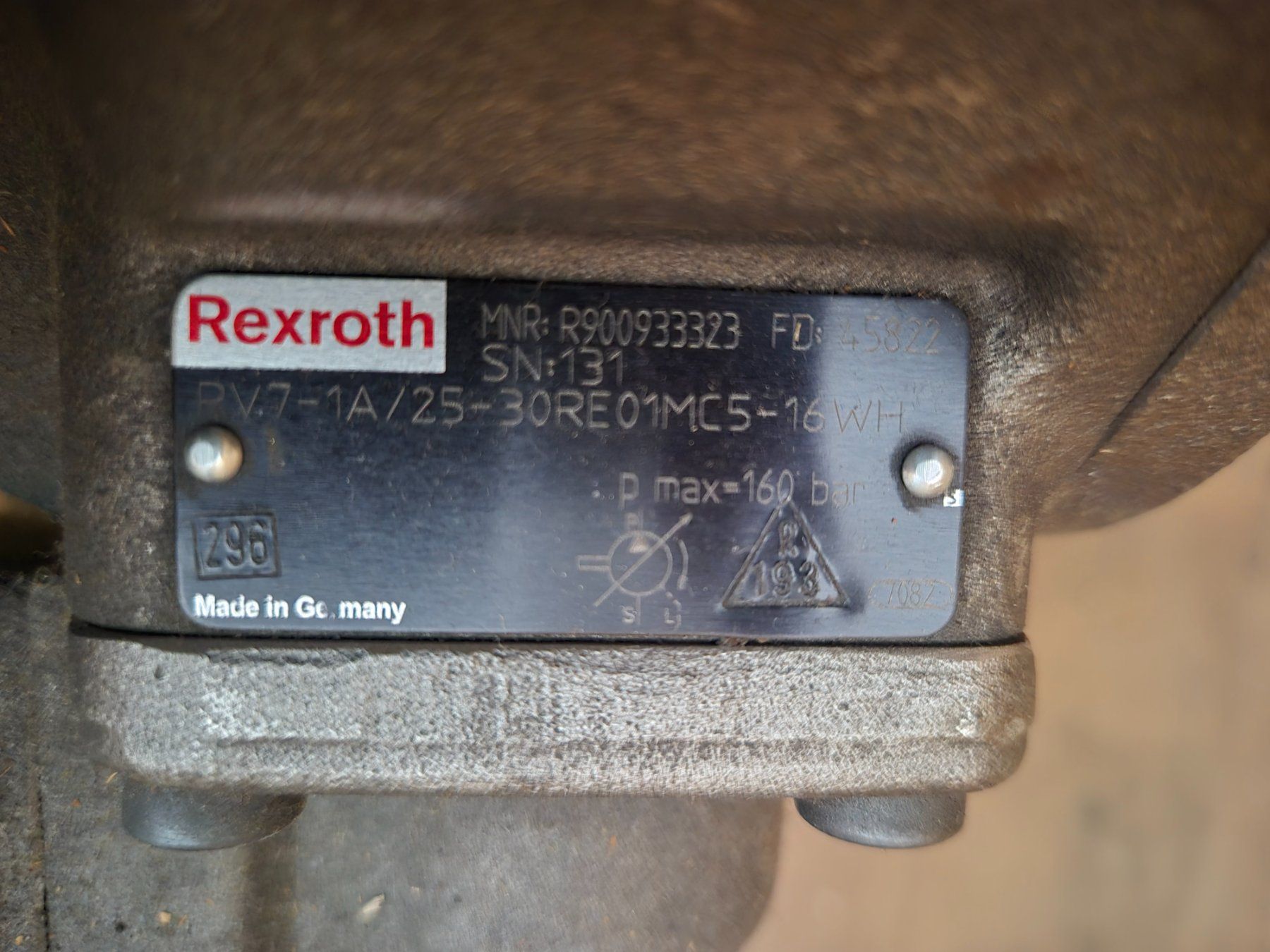 Pumpen & Teile: Rexroth Hydraulikpumpe mit Siemens Motor – Gebraucht aus Thalwil von Moritz.A 7