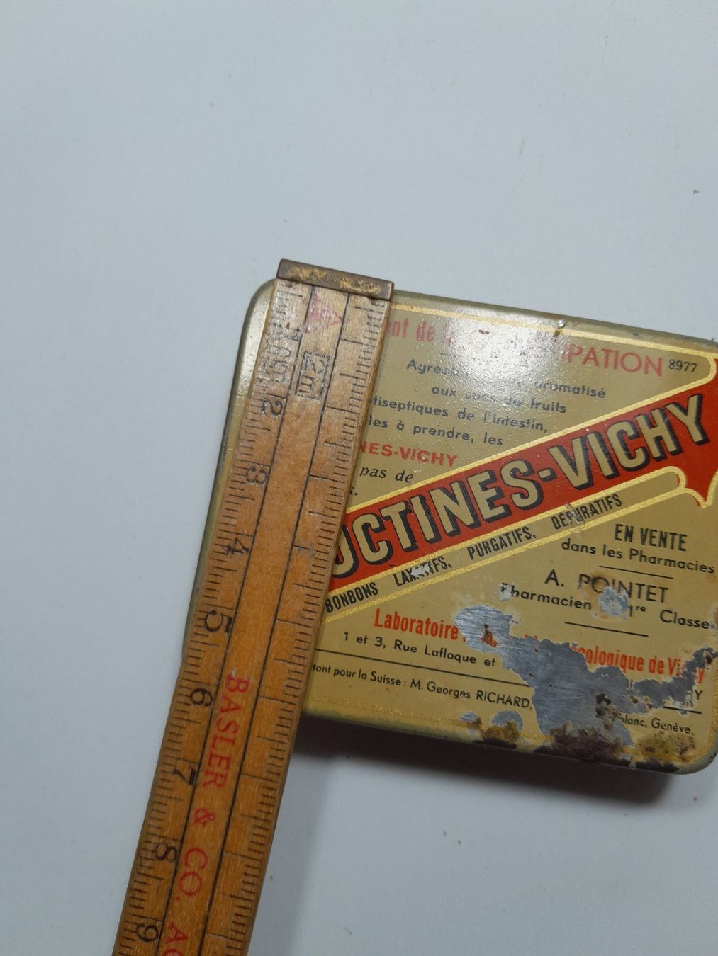 Dosen: Vintage Blechdose - Fructines Vichy – Gebraucht aus Männedorf von Bel-view 5