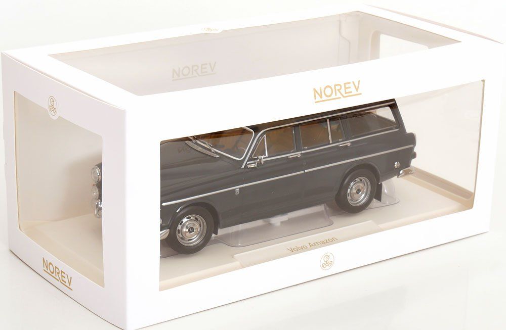 Volvo Modellini d'auto: Volvo Amazon Kombi Phase I 1962-1967 Graphit grau       1:18 – Nuovo e nell'imballaggio originale da Gerlafingen venduto da espero88 9