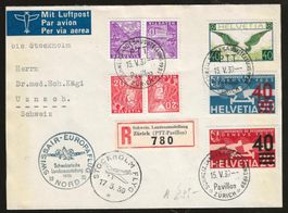 1939 : Europaflug Nord - Top Frankatur , KP 235.--