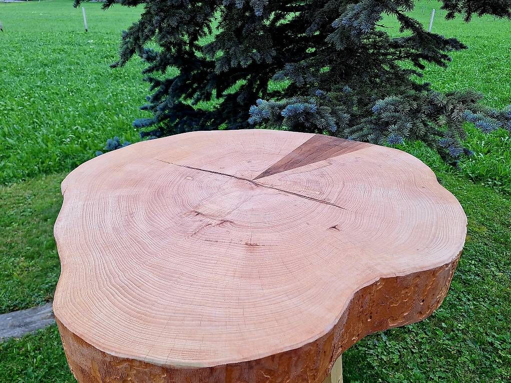 Tische: Stehtisch Bartisch Unikat – Gebraucht aus Adelboden von Lenaa84 1