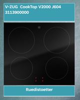 V-ZUG CookTop V2000 J604 31139 Induktionskochfeld