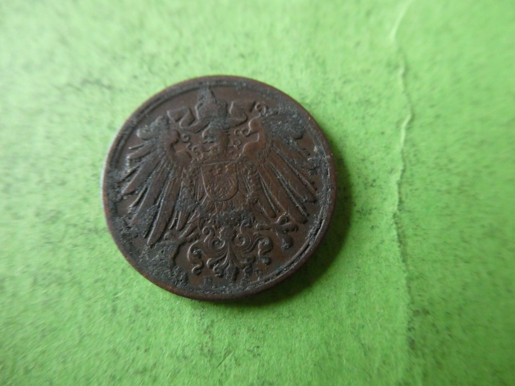 Tutti le monete: Dt. Reich 1896 D, 1 Pfennig – Usato da Hinterforst venduto da Rohusri 1