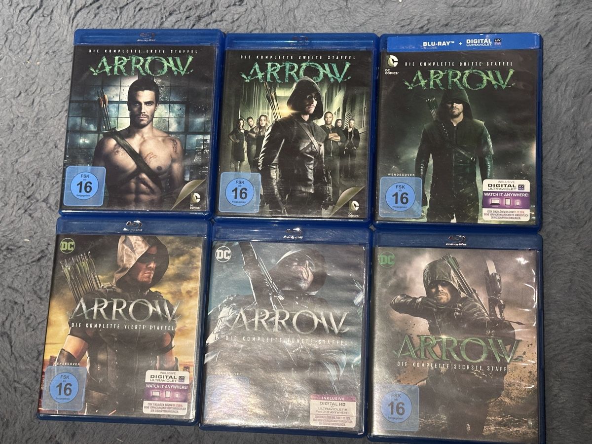 Tous les DVDs: Arrow, Bluray, 1-6 – D'occasion à Othmarsingen par Crallthene98