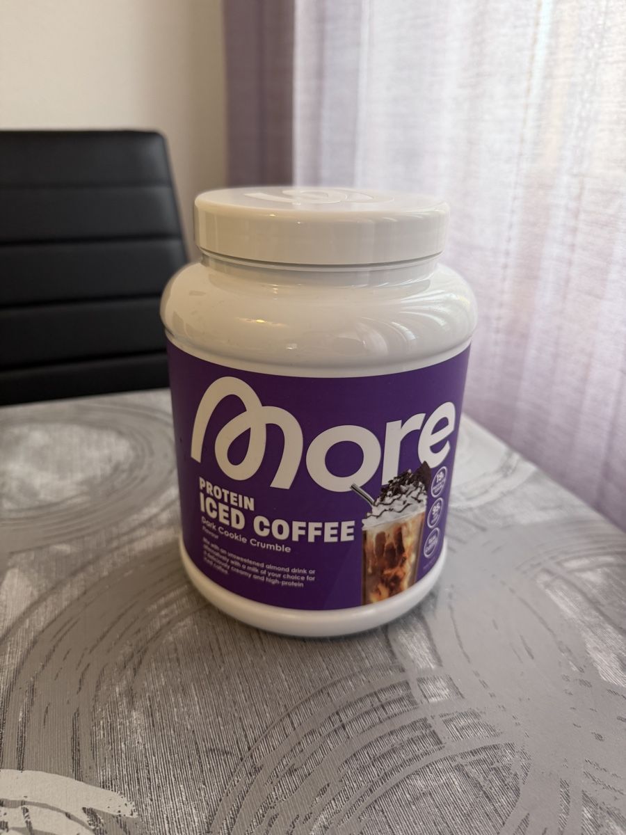 More Nutrition Cibi & Specialità: More Dark Cookie Crumble Protein Iced Coffee. OVP. – Nuovo e nell'imballaggio originale da Dürrenroth venduto da Clifford