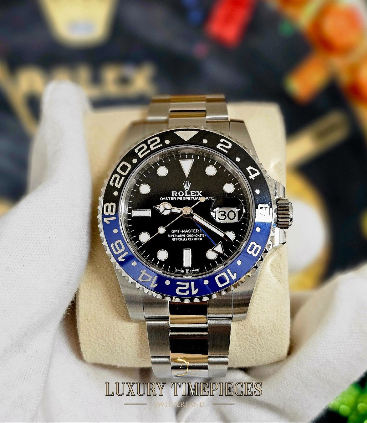 Rolex Uhren: ROLEX GMT-MASTER II / BATMAN / 2026 / FULL SET – Neu und originalverpackt aus Zuzwil SG von LuxuryTimepieces