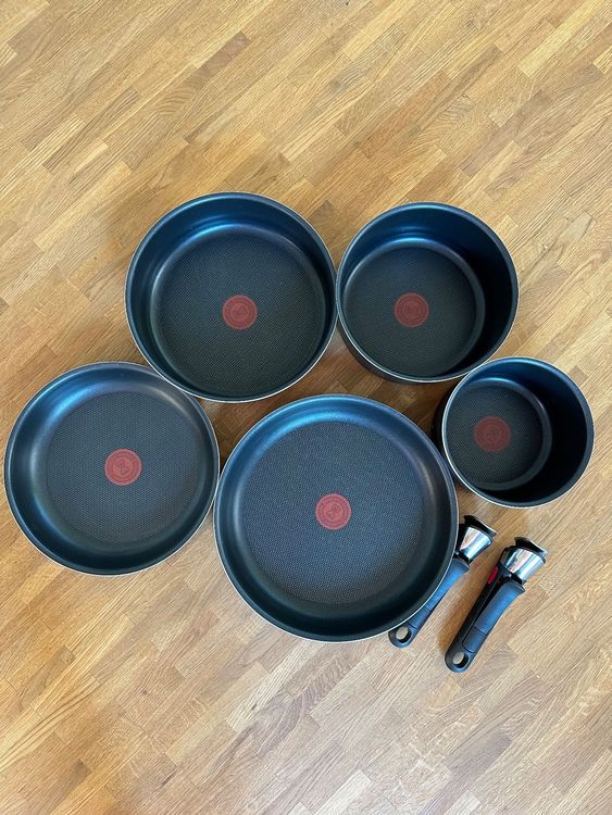 Tefal Ingenio Easy Plus Bratpfanne 22 Cm – Stapelbar, Titanium-Beschichtung, Für Alle Herde Außer Induktion