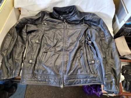 Harley Davidson Lederjacke Riding Gear Grösse XL schwarz