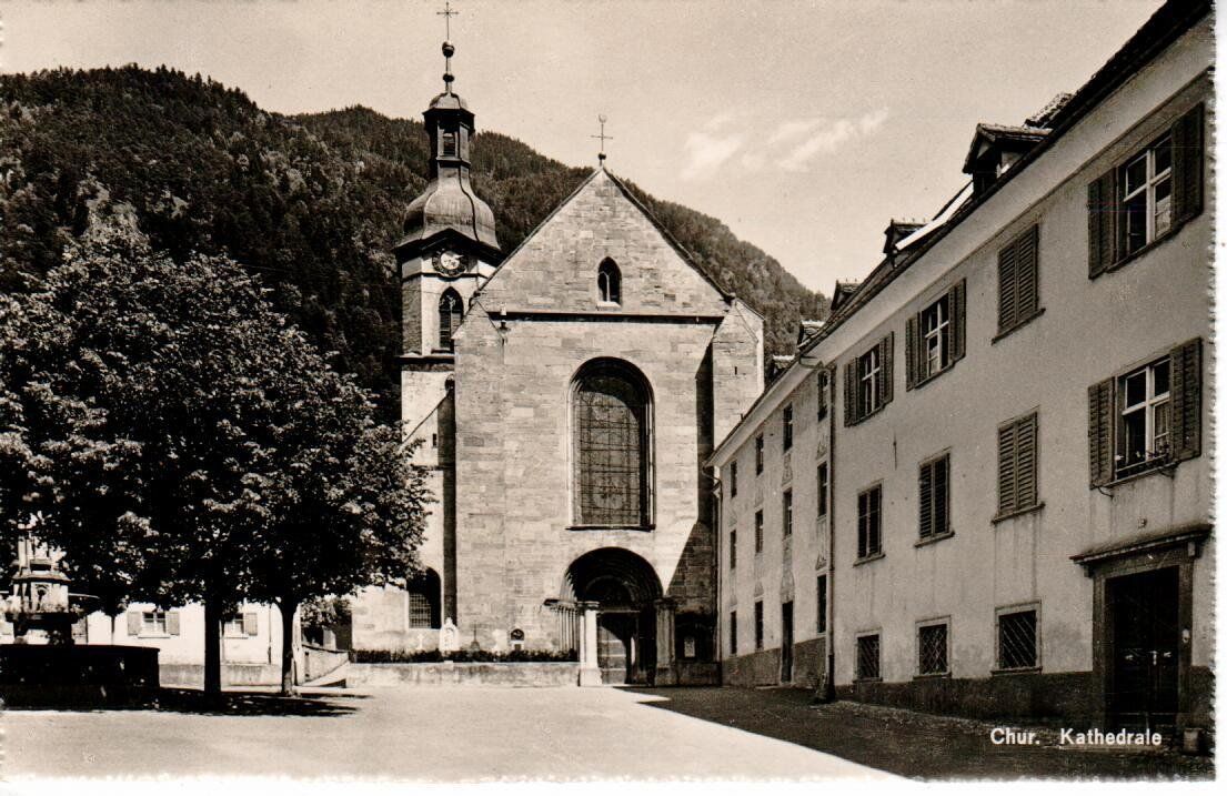 Cartoline postali: Chur - Kathedrale – Usato da Wolhusen venduto da Curver9
