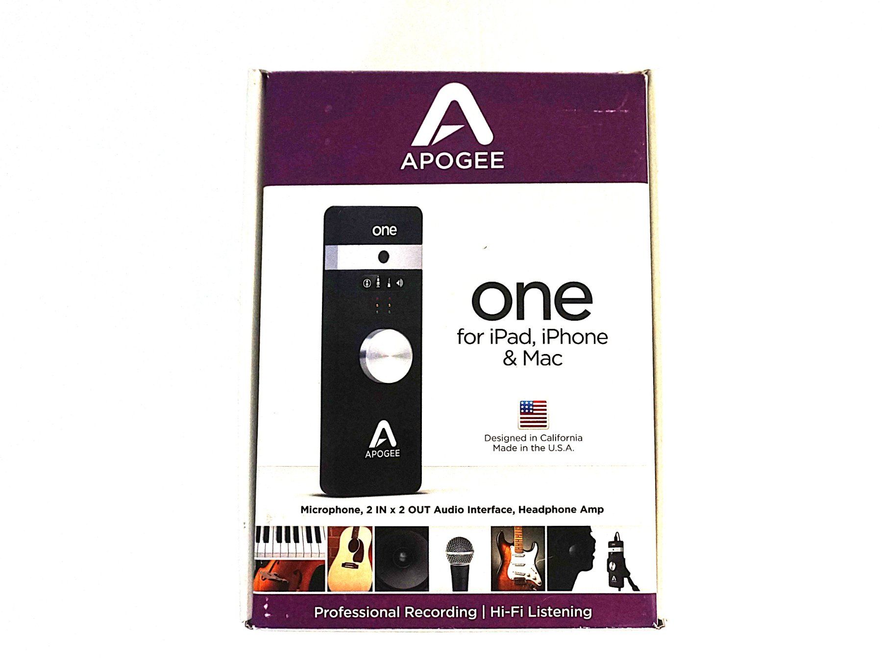 Apogee Attrezzatura per studi di registrazione: apogee one microphone 2 in x 2 out audio interface – Usato da Pratteln venduto da Restwert_Pratteln