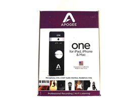 apogee one microphone 2 in x 2 out audio interface