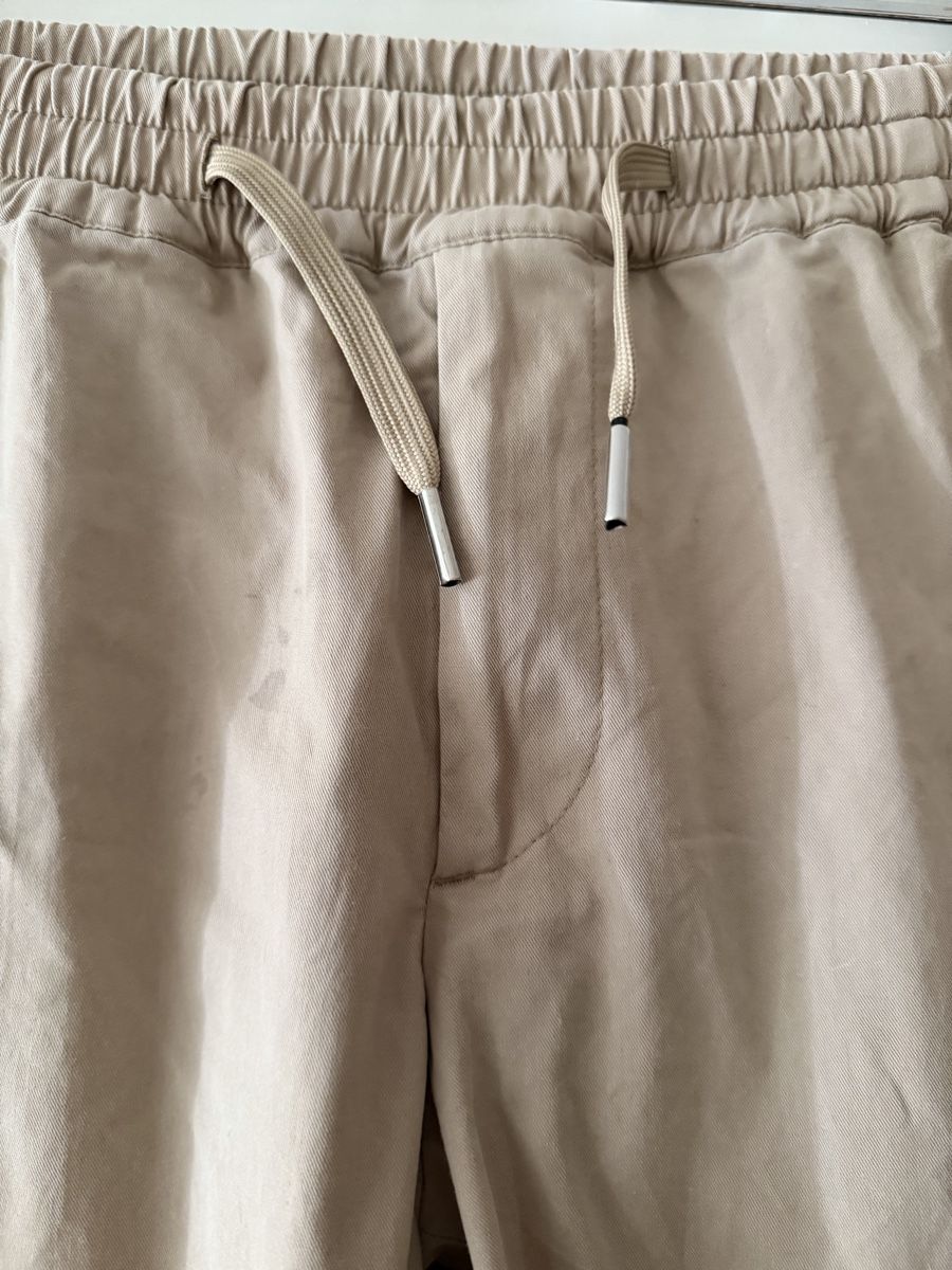 Sandro Pantaloni: Pantaloni Sandro Beige Taglia 38 Usati con macchie – Difettoso da Lugano venduto da can_xdd8 1