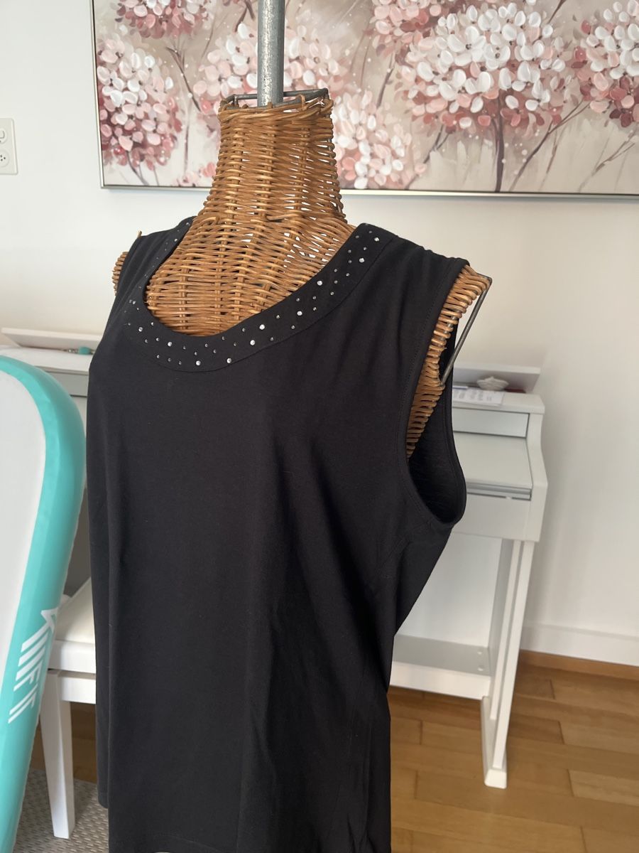 Tops: Top mit Strass BAUMWOLLE/Modal, 44 – Gebraucht aus Solothurn von Bobesch08 2