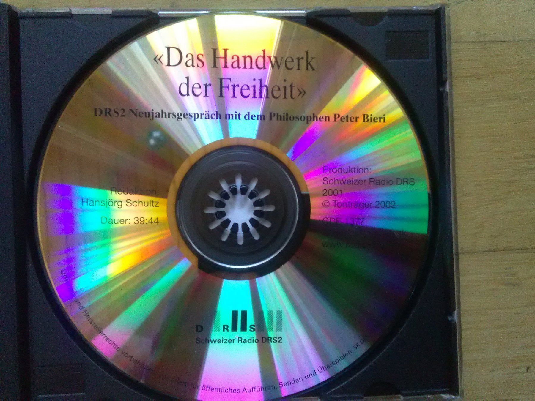 Audiolibri: Peter Bieri (Das Handwerke der Freiheit) – Usato da St. Gallen venduto da elk2021 2