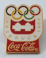 Z512 - Pin Olympic Winter Games Innsbruck 1964 Coca Cola