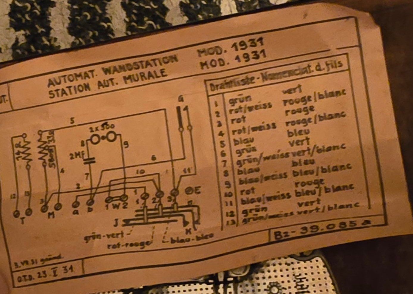 Telefoni: Antikes ZB Wandtelefon Mod. 1931 – Usato da Herzogenbuchsee venduto da Numis25 7