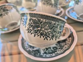 Kaffeegedeck 6er Set Fasan, grün, Villeroy&Boch