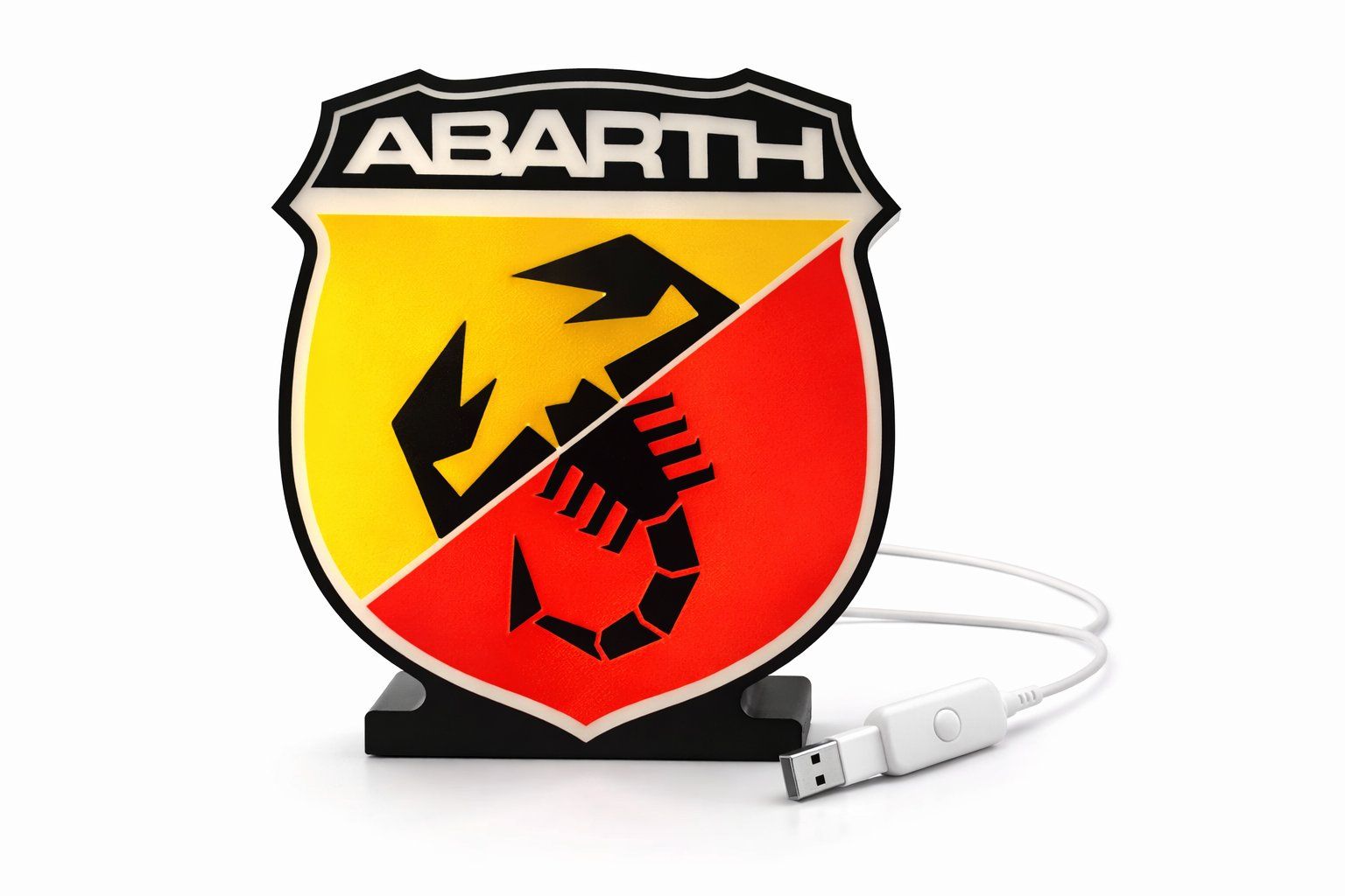 Lampen: ABARTH LED LAMPE USB Inklusive Versand – Neu und originalverpackt aus Wald ZH von carwerk3dstudio