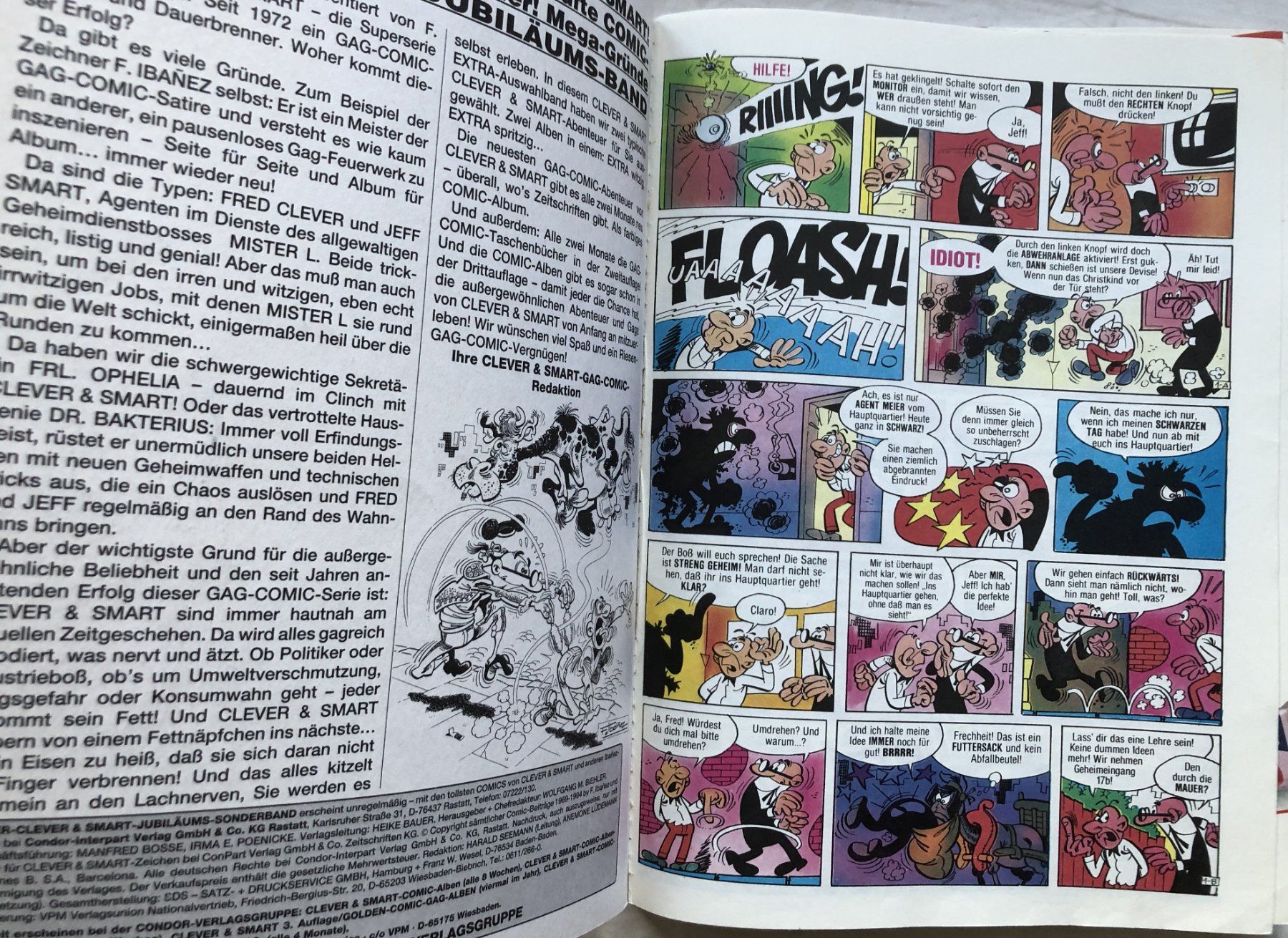 Fumetti: SUPER CLEVER & SMART - Jubiläums-Sonderband - Nr.8 – Usato da Schaffhausen venduto da durruti 1