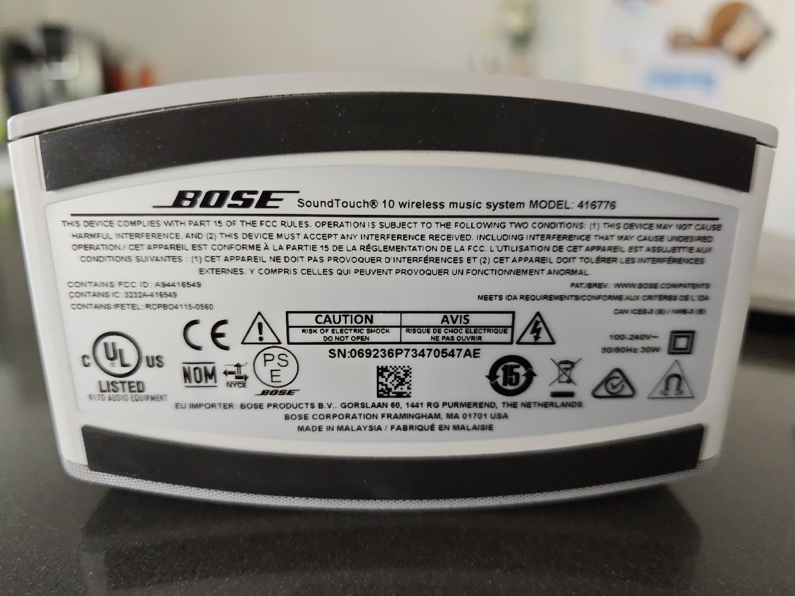 Bose Radio: BOSE SoundTouch 10 Wireless / Bluetooth – Usato da Wigoltingen venduto da dom_wbc6 3