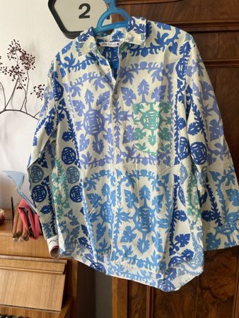 Baumwoll Bluse Grösse L