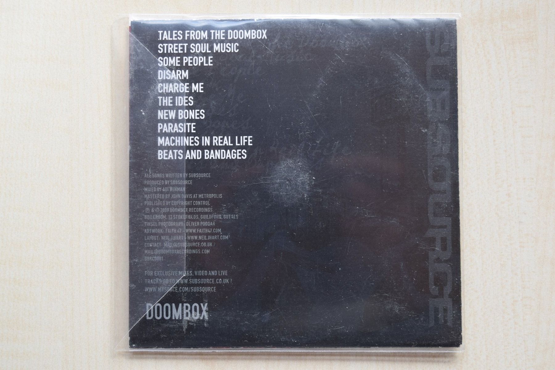 CD: SUBSOURCE: Tales from the Doombox (25) – Usato da Reutigen venduto da DONDON55 1