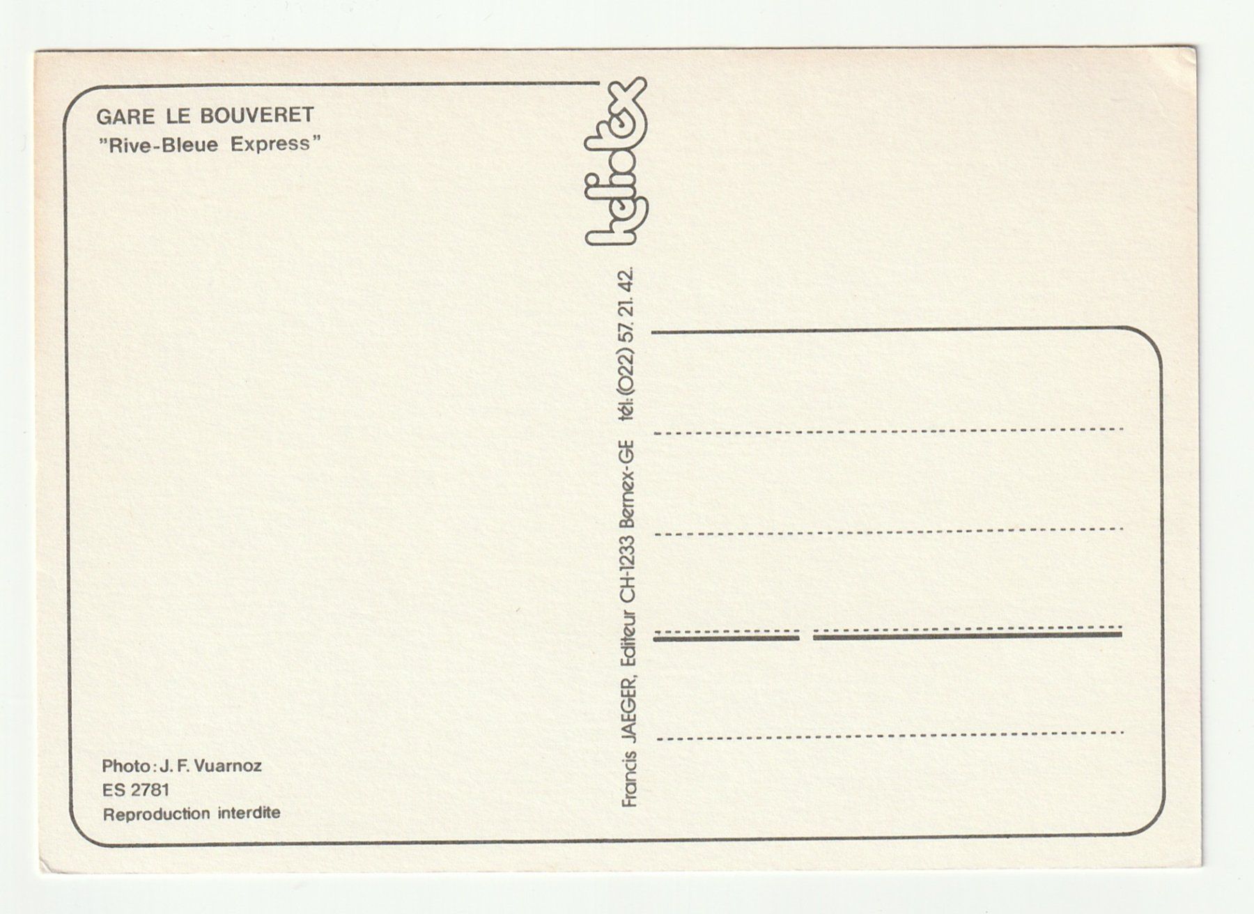 Cartoline postali: Ansichtskarte Gare le Bouveret "Rive-Bleue Express" – Nuovo (secondo la descrizione) da St. Gallen venduto da Ricardo_Deals 1