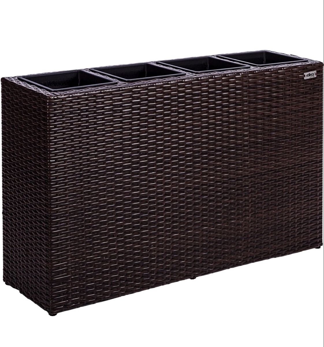 Pots de fleurs: Blumentopf aus Polyrattan-Geflecht – D'occasion à Staufen par ale_z6yr