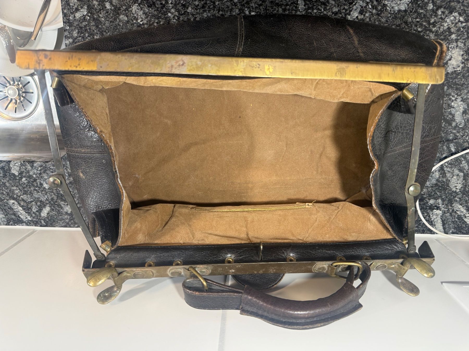 Borse: Antike Arzt Ledertasche – Usato da Niederscherli venduto da ija_y67c 8