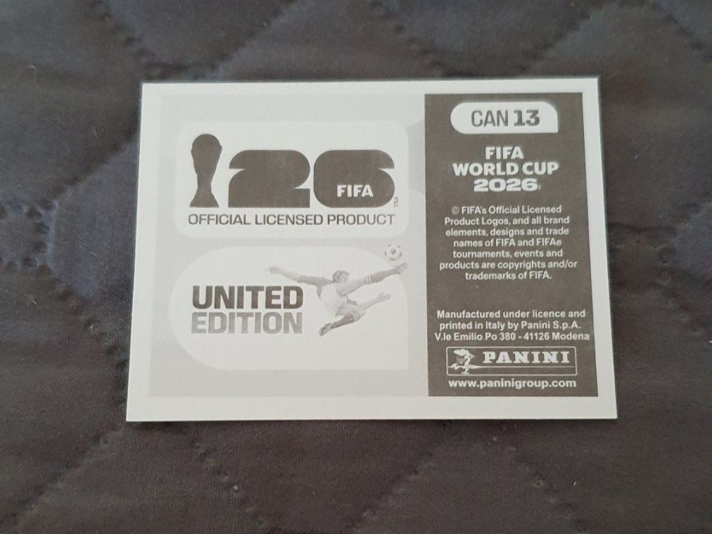 Panini Carte collezionabili: Panini WM 2026 - CAN 13 – Usato da Beromünster venduto da boeggy 1