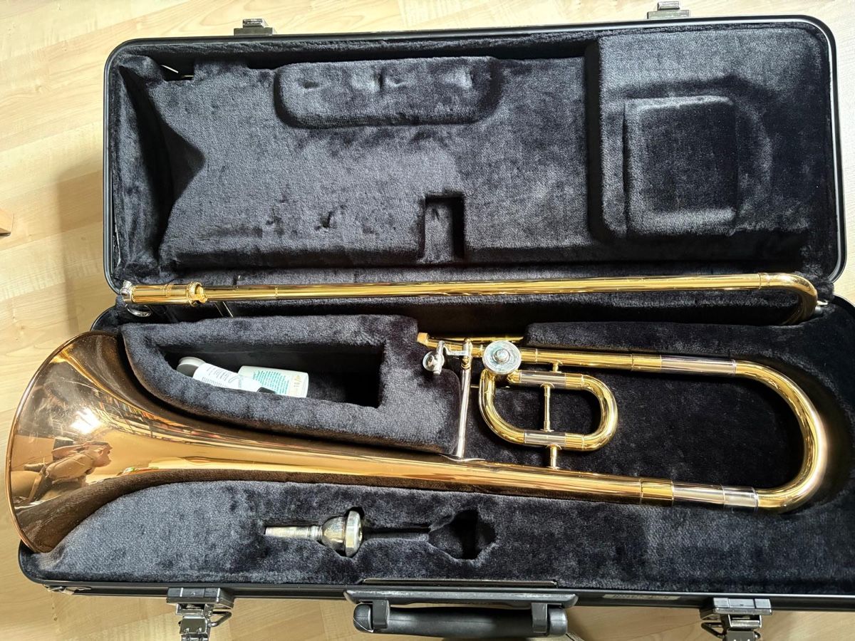 Yamaha Strumenti musicali: Yamaha YSL-350C Compact-Posaune inkl. Koffer – Usato da Ricken SG venduto da mar_ygn7