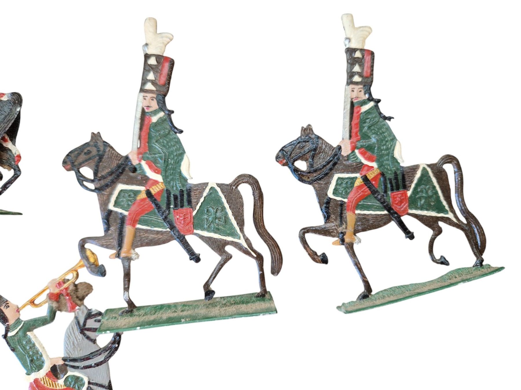Statuette: Zinnfiguren - Soldaten Reiter – Usato da Mörschwil venduto da antiksalon 2