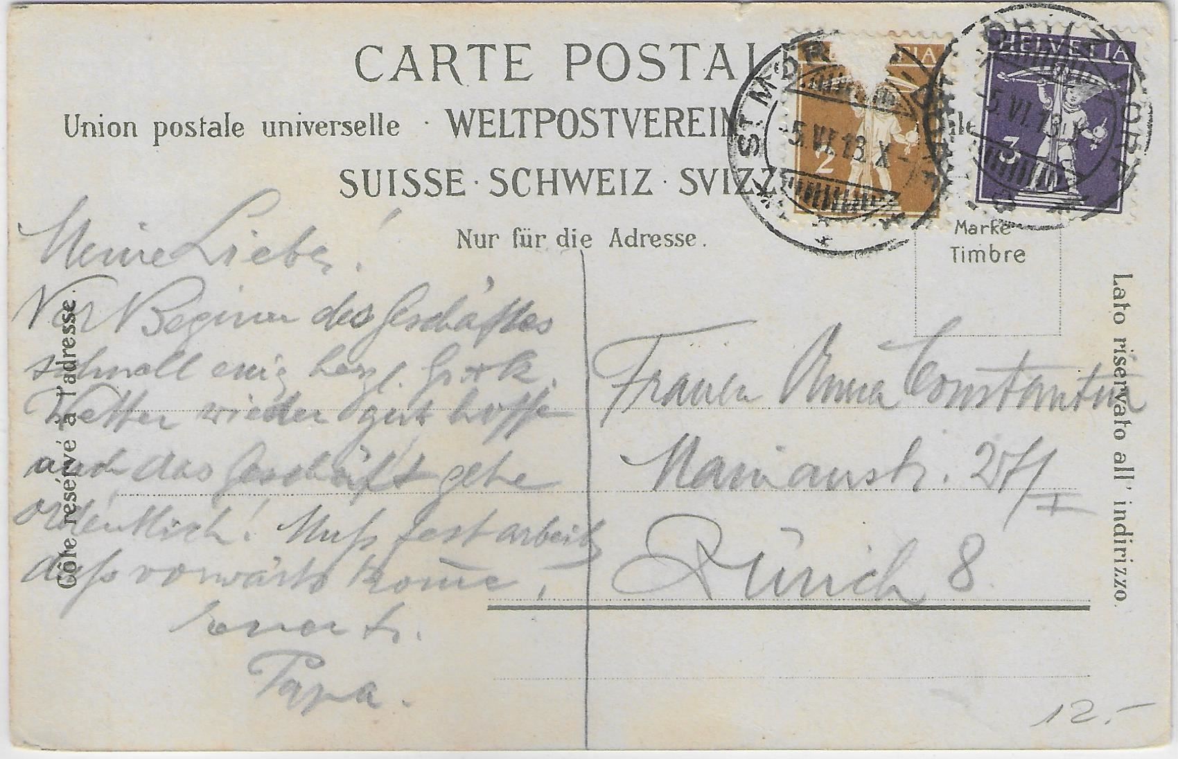 Cartoline postali: Gruss aus St. Jon – Antico da Ettingen venduto da Kartenplanet 1