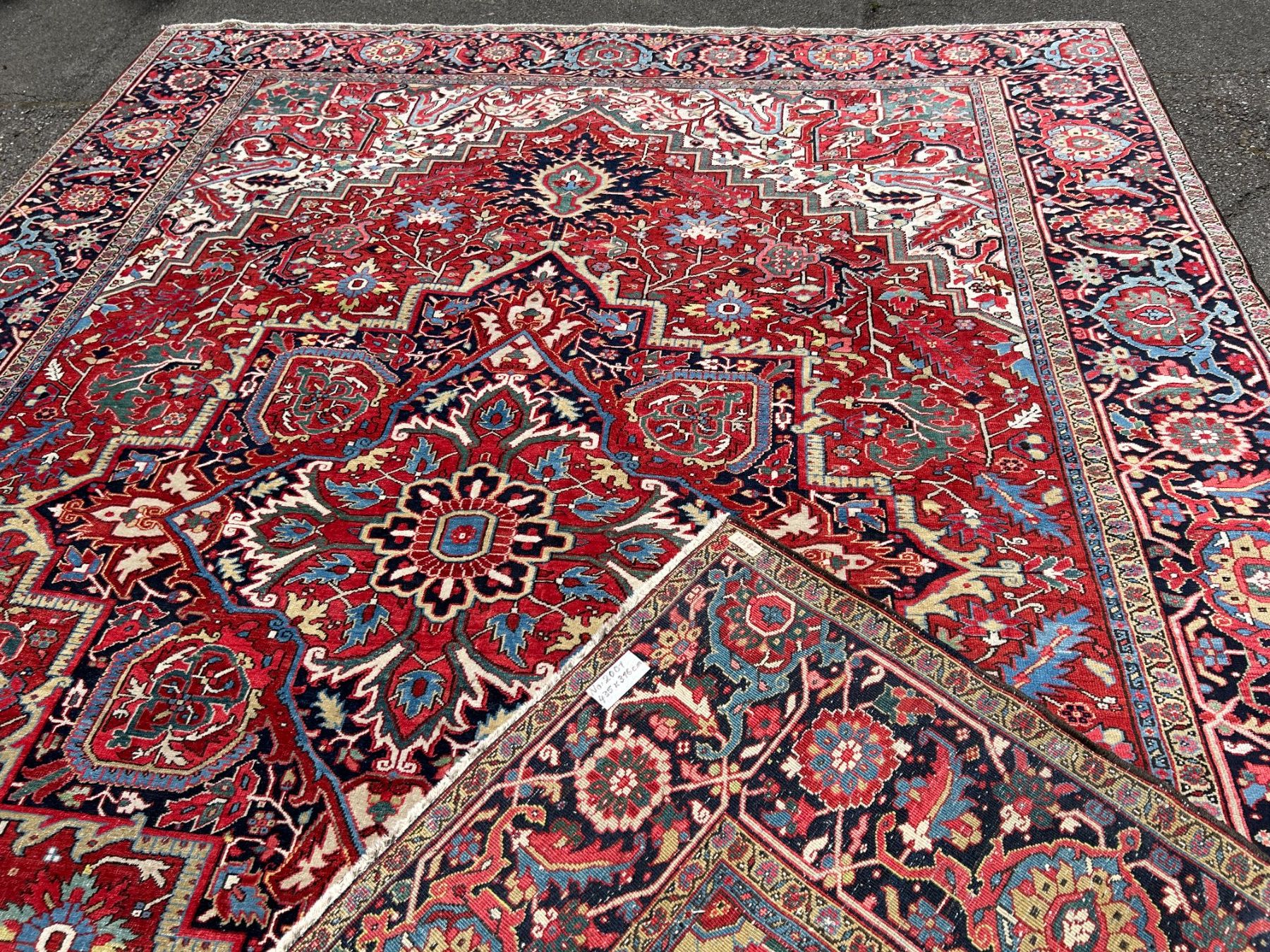 Tappeti: Luxuriöser beeindruckender Heriz Serapi Antik 435x316cm – Usato da Steinhausen venduto da ZeitreiseBrocki 8