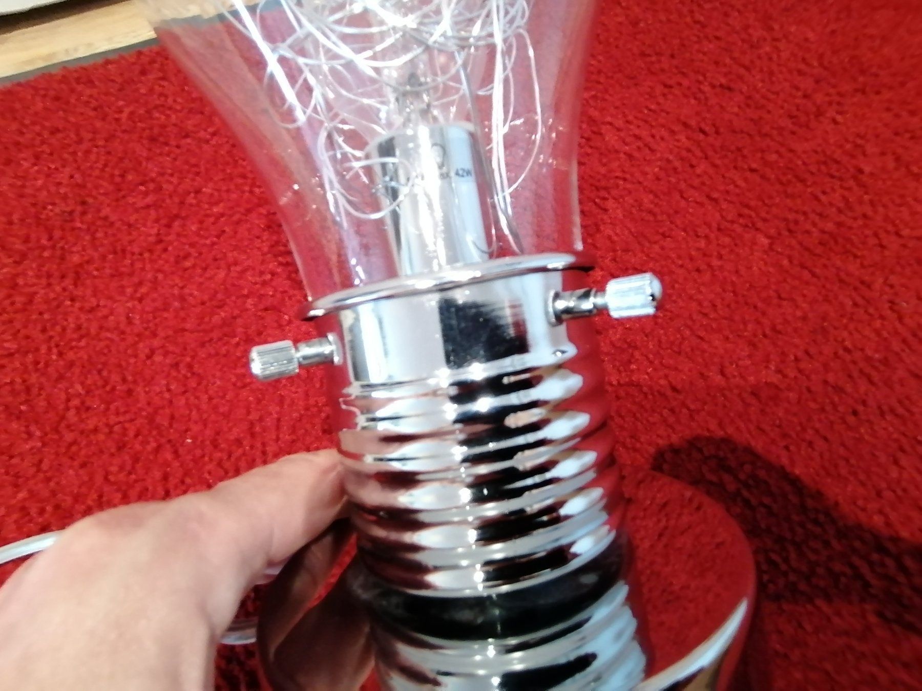 Lampen: Deko Tischlampe Edelstahl Optik – Gebraucht aus Muri AG von goodmood17 7