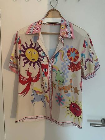 Hemdblouse - S