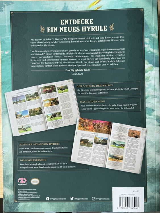 Zelda Tears of the Kingdom Lösungsbuch Softcover Kaufen auf Ricardo